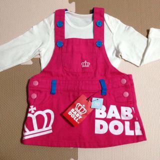 ベビードール(BABYDOLL)の【新品・未使用】ベビドジャンパースカート(ワンピース)