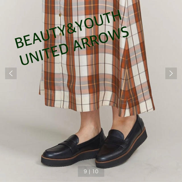 BEAUTY&YOUTH UNITED ARROWS(ビューティアンドユースユナイテッドアローズ)のB&Y コインローファー レディースの靴/シューズ(ローファー/革靴)の商品写真