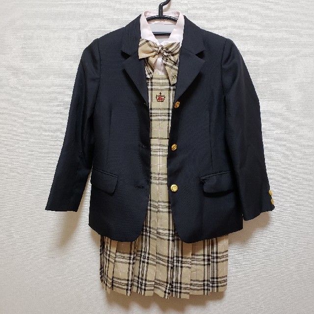 HIROMICHI NAKANO(ヒロミチナカノ)の130 ブレザー　ワンピースセット キッズ/ベビー/マタニティのキッズ服女の子用(90cm~)(ドレス/フォーマル)の商品写真