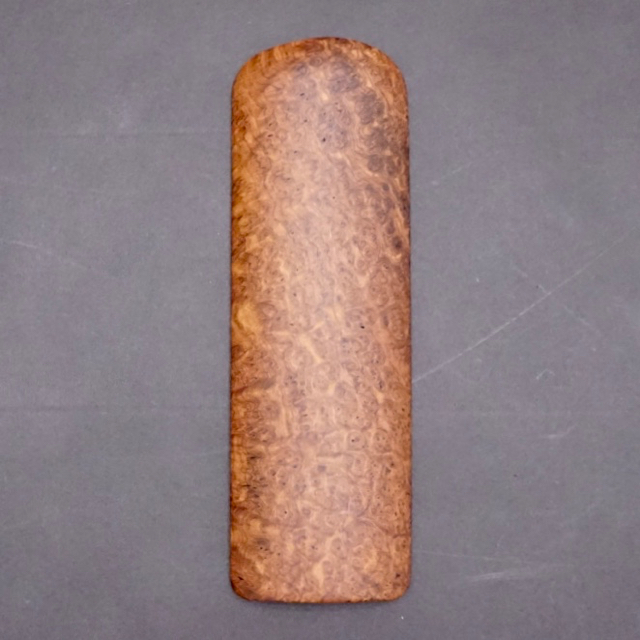 唐木 花梨 玉杢 茶合 木製 無垢 天然木 煎茶道具 重量65.5g 古美術品