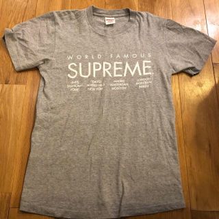 シュプリーム(Supreme)のsupreme Tシャツ(Tシャツ/カットソー(半袖/袖なし))