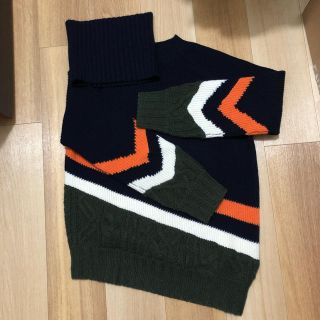 サカイ(sacai)のsacai 19aw ボーダーニット(ニット/セーター)