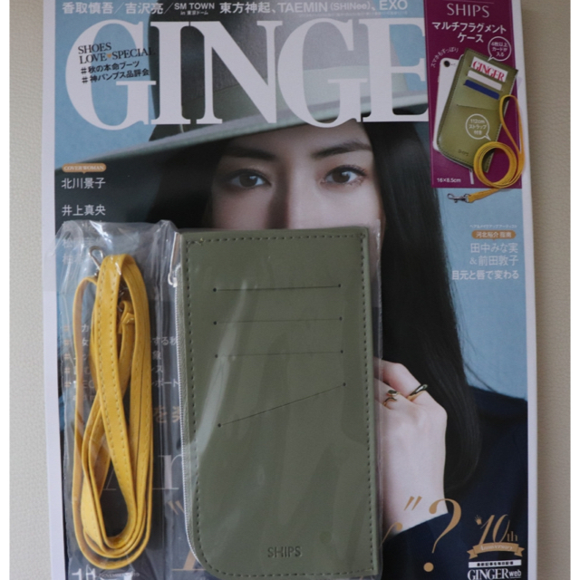 SHIPS(シップス)のGINGER 11月号　付録　ships GINGER マルチフラグメントケース レディースのファッション小物(名刺入れ/定期入れ)の商品写真