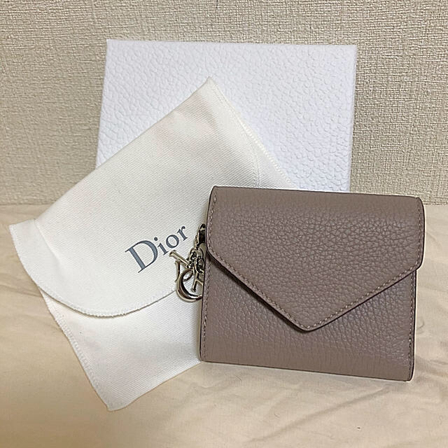 Christian Dior(クリスチャンディオール)のぴ様専用【新品未使用】✧︎ディオール✧︎ ディオリッシモ　バイカラー三つ折り財布 レディースのファッション小物(財布)の商品写真