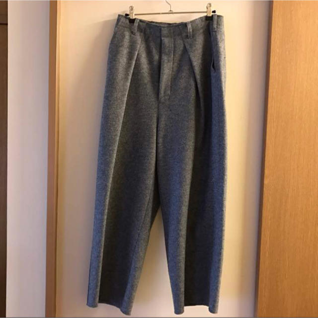 UNUSED - unused wide wool pants ワイドパンツの通販 by Ace 's shop