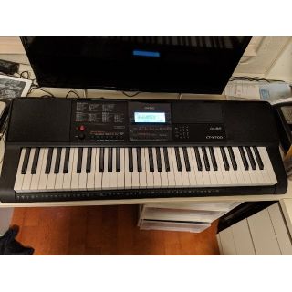 カシオ(CASIO)の美品　CASIO 61鍵盤 電子キーボード ベーシック CT-X700(キーボード/シンセサイザー)