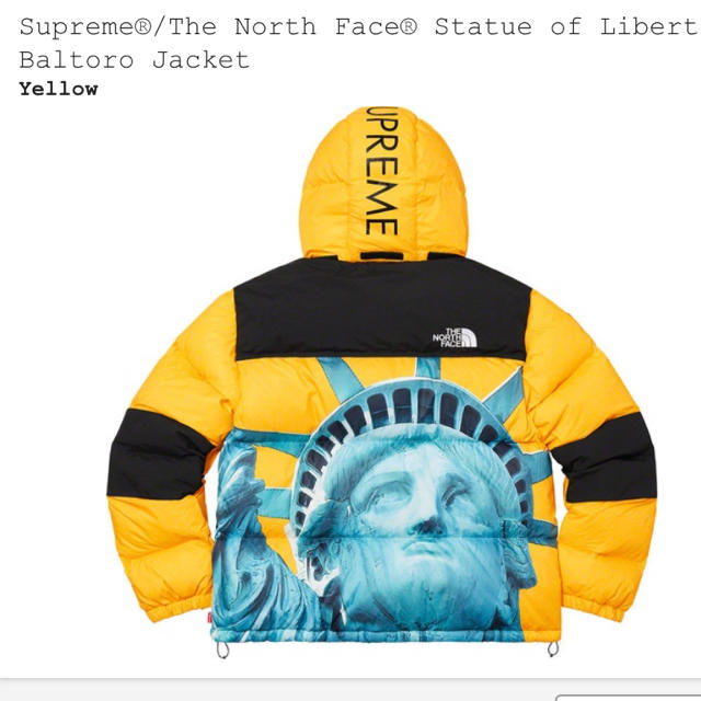 Supreme(シュプリーム)のSupreme The North Face Baltoro バルトロ　イエロー メンズのジャケット/アウター(ダウンジャケット)の商品写真