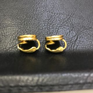 GIVENCHY - ジバンシー GIVENCHY ラインストーンイヤリング Gロゴの