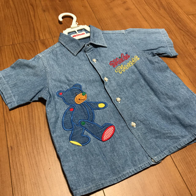 mikihouse(ミキハウス)のミキハウス シャツ100 キッズ/ベビー/マタニティのキッズ服男の子用(90cm~)(ブラウス)の商品写真