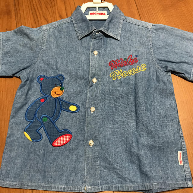 mikihouse(ミキハウス)のミキハウス シャツ100 キッズ/ベビー/マタニティのキッズ服男の子用(90cm~)(ブラウス)の商品写真