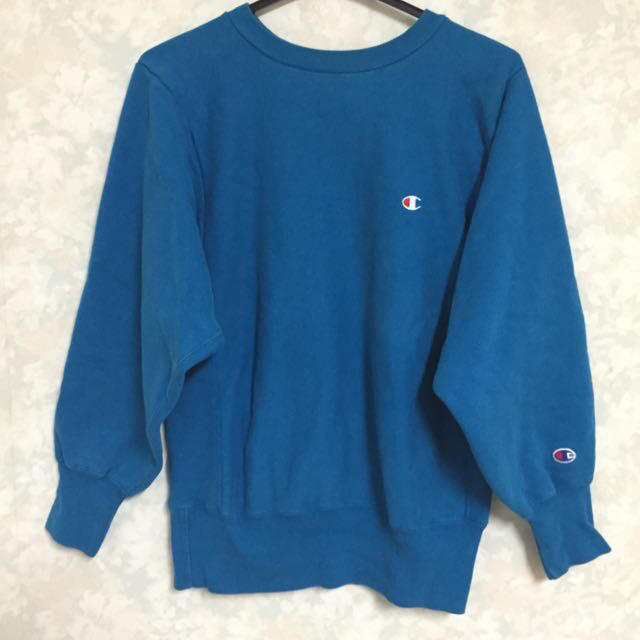 Champion(チャンピオン)の90s リバースウィーブ M ブルー メンズのトップス(スウェット)の商品写真