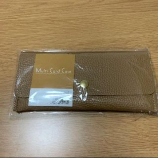 パスポート　マルチカードケース　ブラウンベージュ(旅行用品)