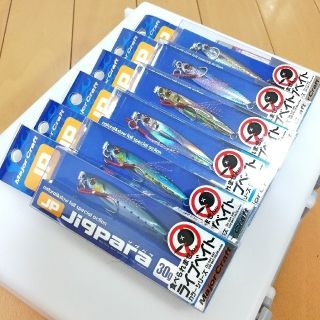 メジャークラフト(Major Craft)の新品未使用✩送料込み♪ジグパラショート 30g  ライブベイトカラー 6本セット(ルアー用品)