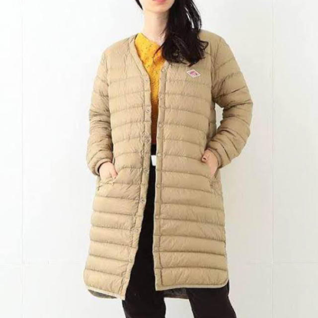 新品 ダントン インナーダウン ロング アウター ベージュ 新品 ダントン インナーダウン ロング アウター ベージュ