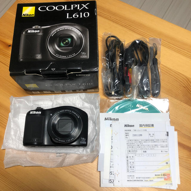 コンパクトデジタルカメラデジカメ ニコン COOLPIX L610 新品