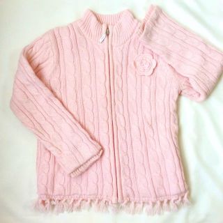 ベビーギャップ(babyGAP)の100　GAP★ニットジャケット♪ライトピンク★(ニット)