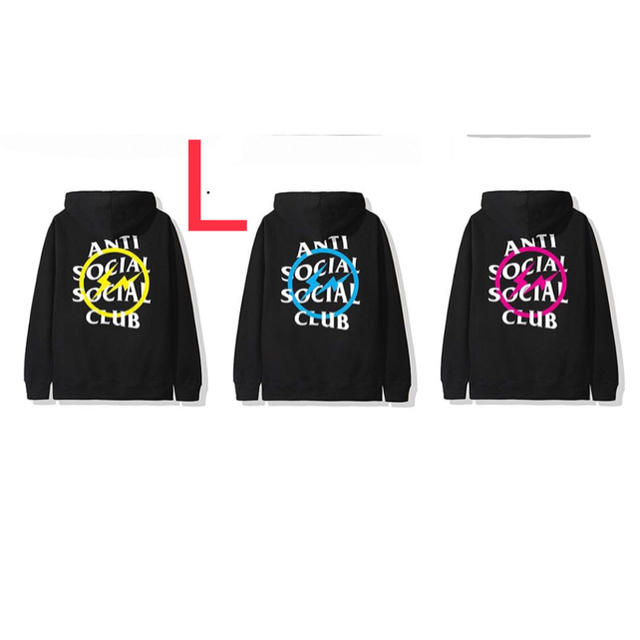 anti social social club fragment パーカー L