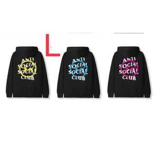 アンチ(ANTI)のanti social social club fragment パーカー L(パーカー)