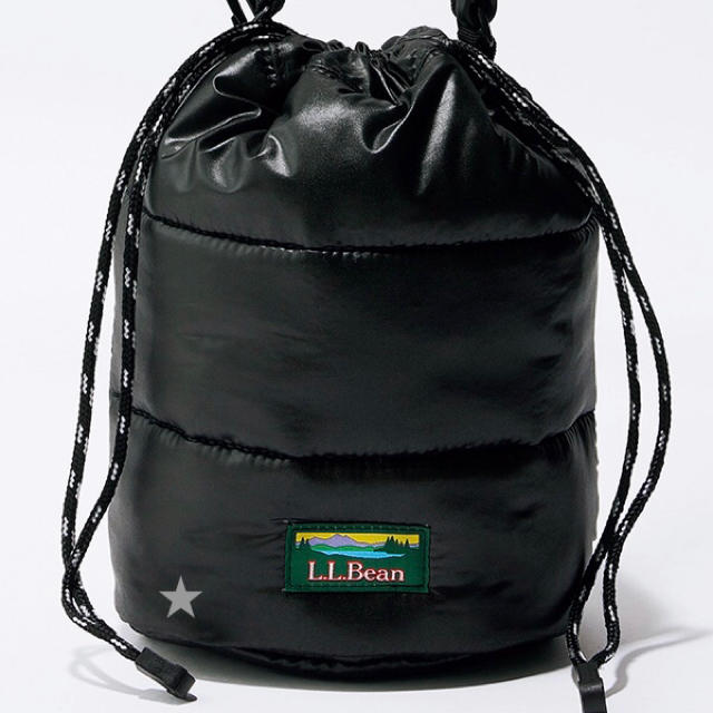 L.L.Bean(エルエルビーン)のL.L.Bean キルティング巾着バッグ  オトナミューズ 12月号 付録 のみ レディースのバッグ(ショルダーバッグ)の商品写真