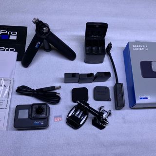 ゴープロ(GoPro)のgopro hero6 と付属品(ビデオカメラ)