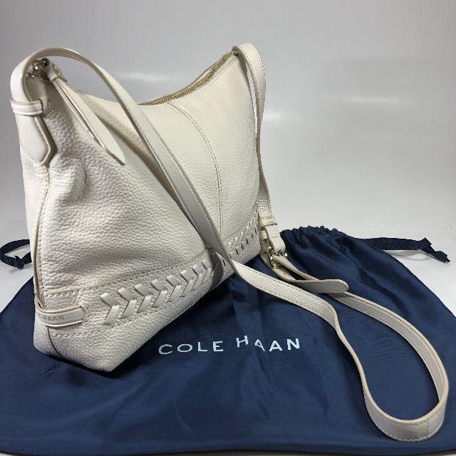 Cole Haan - 【美品】コールハーン レザー ショルダーバッグ アイボリー 保存袋付