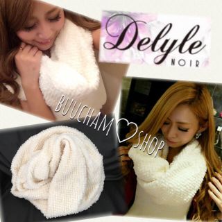 デイライルノアール(Delyle NOIR)のDelyle NOIR♡スヌード ホワイト(スヌード)