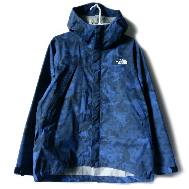 THE NORTH FACE ナイロンジャケット ドットショット 青迷彩