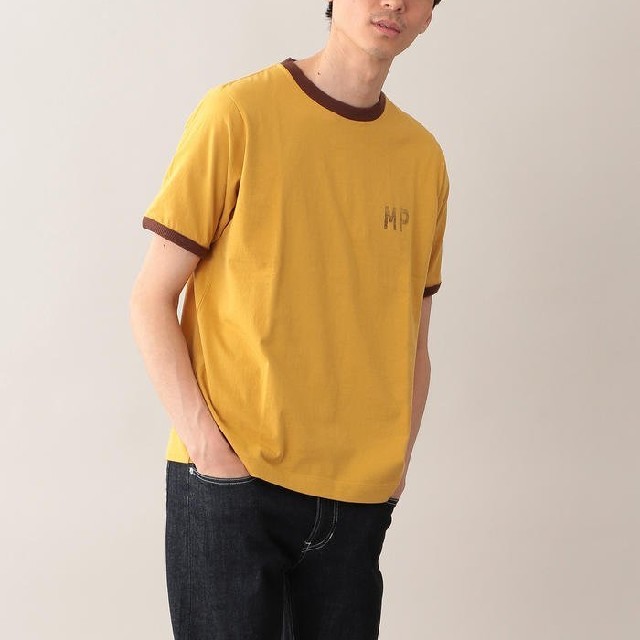 MACKINTOSH PHILOSOPHY(マッキントッシュフィロソフィー)のMACKINTOSH PHILOSOPHY MPロゴリンガーTシャツ イエロー メンズのトップス(Tシャツ/カットソー(半袖/袖なし))の商品写真