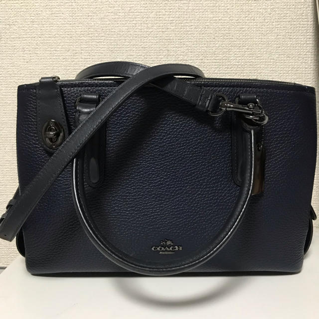 COACH(コーチ)のコーチ ハンドバッグ ショルダーバッグ ネイビー レディースのバッグ(ハンドバッグ)の商品写真