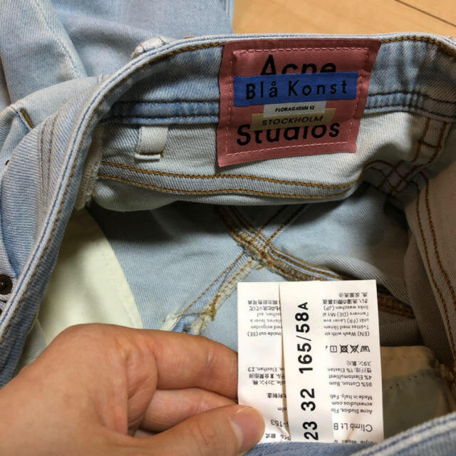 Acne Studios Bla Konst Climbライトブルー23/32