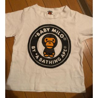 アベイシングエイプ(A BATHING APE)のベビーマイロTシャツ 100サイズ(Tシャツ/カットソー)