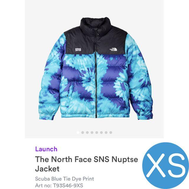 THE NORTH FACE(ザノースフェイス)のSNS x THE NORTH FACE Nuptse Jacket XS(S) メンズのジャケット/アウター(ダウンジャケット)の商品写真