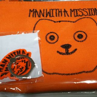 マンウィズアミッション(MAN WITH A MISSION)のMAN WITH A MISSION ポーチ&スマホリング セット(ミュージシャン)