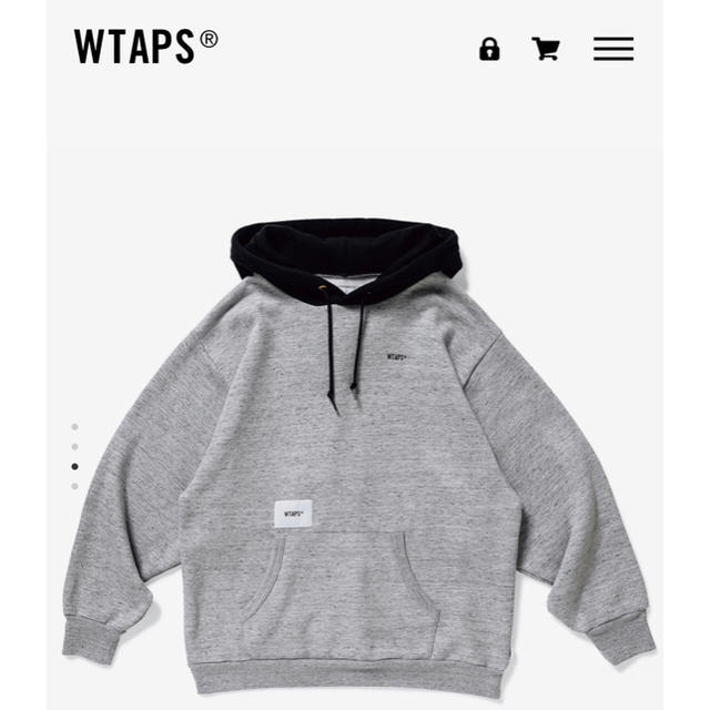 W)taps - WTAPS SWITCH SWEATSHIRT パーカー グレー Mサイズの W)taps - WTAPS SWITCH SWEATSHIRT パーカー グレー Mサイズの