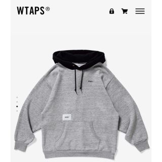 ダブルタップス(W)taps)のWTAPS SWITCH SWEATSHIRT パーカー グレー Mサイズ(パーカー)