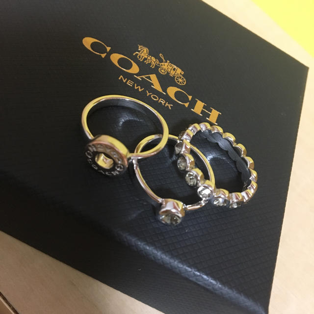 COACH(コーチ)のcoach 指輪　3本 レディースのアクセサリー(リング(指輪))の商品写真