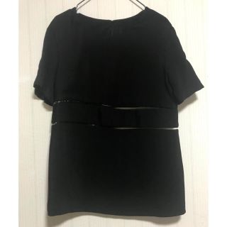 アレキサンダーワン(Alexander Wang)の激安！アレキサンダーワン 黒ブラウス シャツ ALEXWANDERWANG(シャツ/ブラウス(半袖/袖なし))