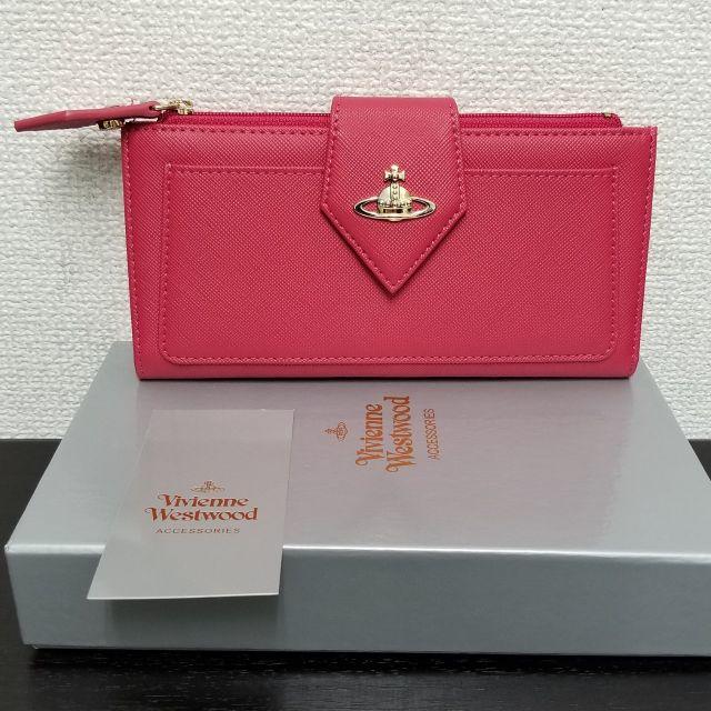 Vivienne Westwood(ヴィヴィアンウエストウッド)のヴィヴィアン　美品☆　長財布　ピンク　オーブ レディースのファッション小物(財布)の商品写真