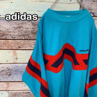 アディダス(adidas)の90s アディダスオリジナルス トレーナー マルチカラー オールド Mサイズ(スウェット)