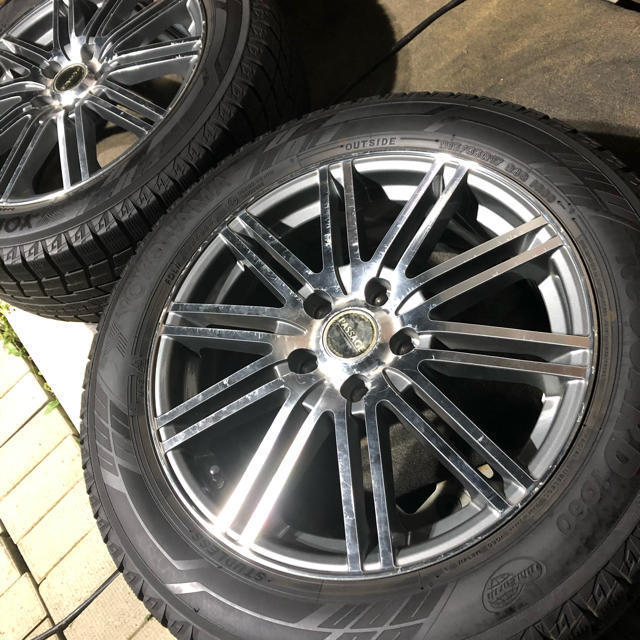 ☆パサージュ17インチ☆国産スタッドレス付☆215/55R17☆オデステップ等☆ 自動車/バイクの自動車(タイヤ・ホイールセット)の商品写真