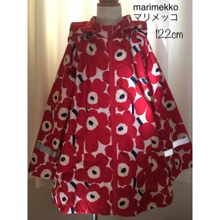 マリメッコ(marimekko)のmarimekko マリメッコ ウニッコ柄 レインコート 7T 122cm(ジャケット/上着)