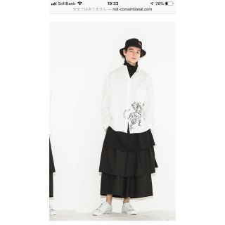 ヨウジヤマモト(Yohji Yamamoto)のノットコンベンショナル プリーツスカート(その他)