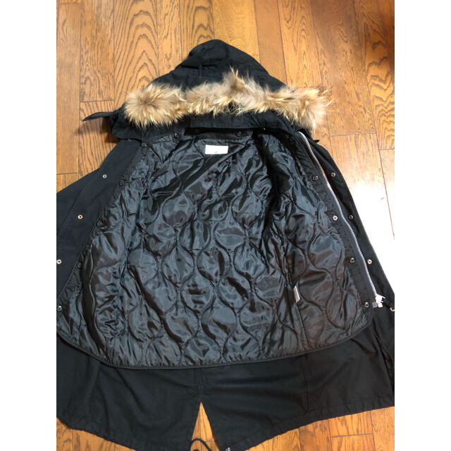 HARE(ハレ)のHAREモッズコート（ブラック）S メンズのジャケット/アウター(モッズコート)の商品写真