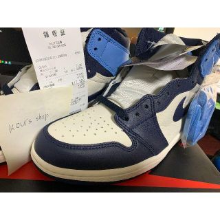 ナイキ(NIKE)のAIR JORDAN 1 OBSIDIAN オブシディアン　26cm(スニーカー)