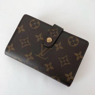 ルイヴィトン(LOUIS VUITTON)のLOUIS VUITTON ルイヴィトン モノグラム  2つ折り財布M61663(財布)