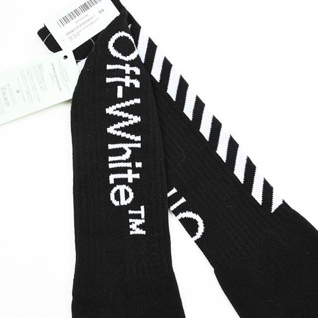 OFF-WHITE オフホワイト DIAG MID ブラックソックス