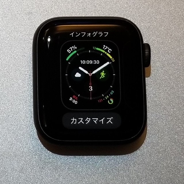 Apple Watch 4 GPS 40mm ブラックスポーツバンド