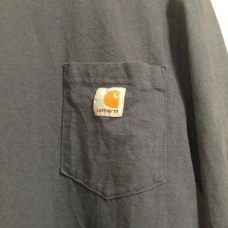 カーハート(carhartt)のcarhartt カーハート ロンT ネイビー(Tシャツ/カットソー(七分/長袖))