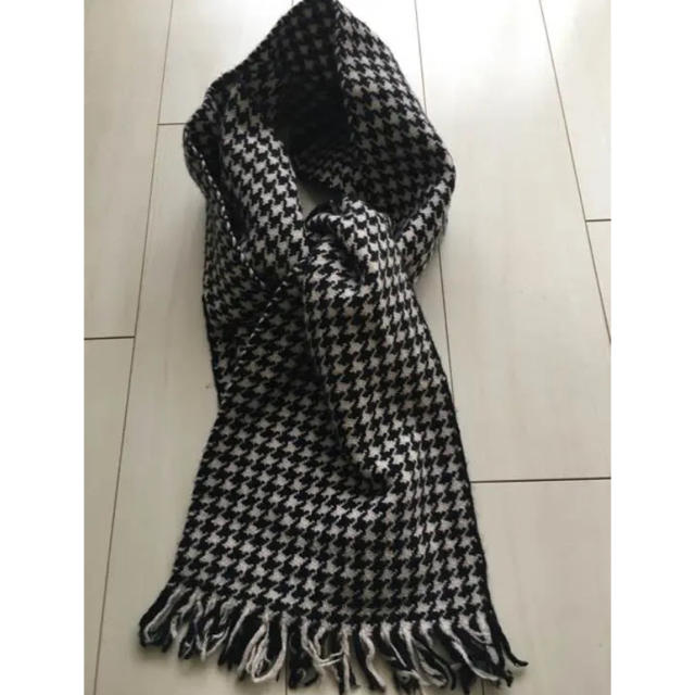 MARGARET HOWELL(マーガレットハウエル)の【値下】マーガレットハウエル マフラー 千鳥柄 【CHUNKY DOGTOOTH レディースのファッション小物(マフラー/ショール)の商品写真