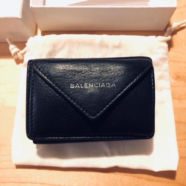 Balenciaga ミニウォレット 黒の通販 by みまー's shop｜バレンシアガ 